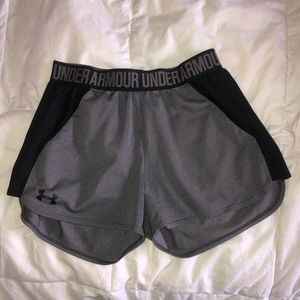Under Armour Split Color Athletic Shorts
